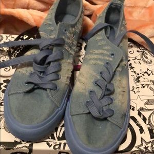 Blue Jean sneakers